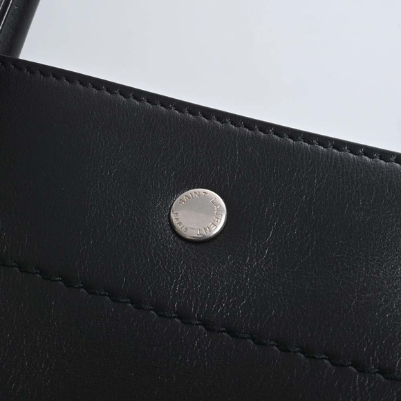 Saint Laurent Rive Gauche Small Tote Bag Black - Picture 6 of 7